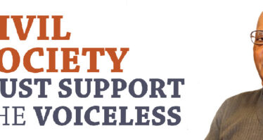 CIVIL SOCIETY MUST SUPPORT THE VOICELESS